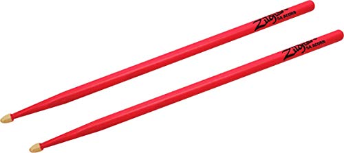 Avedis Zildjian Company 5A Acorn Neon Pink Drumsticks