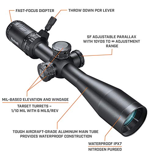 Bushnell 3-12x40 Riflescope with DZ 223 Reticle , Black