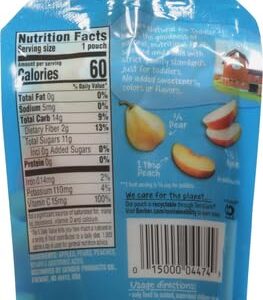 Gerber Baby Food Toddler Apple Pear Peach, 3.5 Oz Pouch