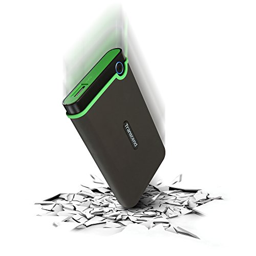 Transcend 2TB USB 3.1 Gen 1 StoreJet 25M3G SJ25M3G Rugged External Hard Drive TS2TSJ25M3G, Military Green