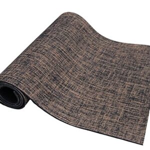 100% Eco-friendly Hemp Yoga Mat - Double Sided - Non-Toxic/Non-slip (Brown)