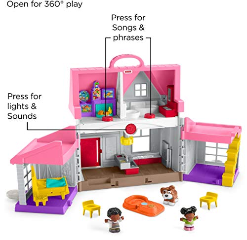 Fisher-Price Little People Big Helpers Home, Pink