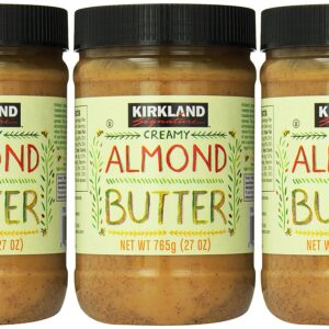 Kirkland Signature - Creamy Almond Butter, 27 Ounce - 3 Jars