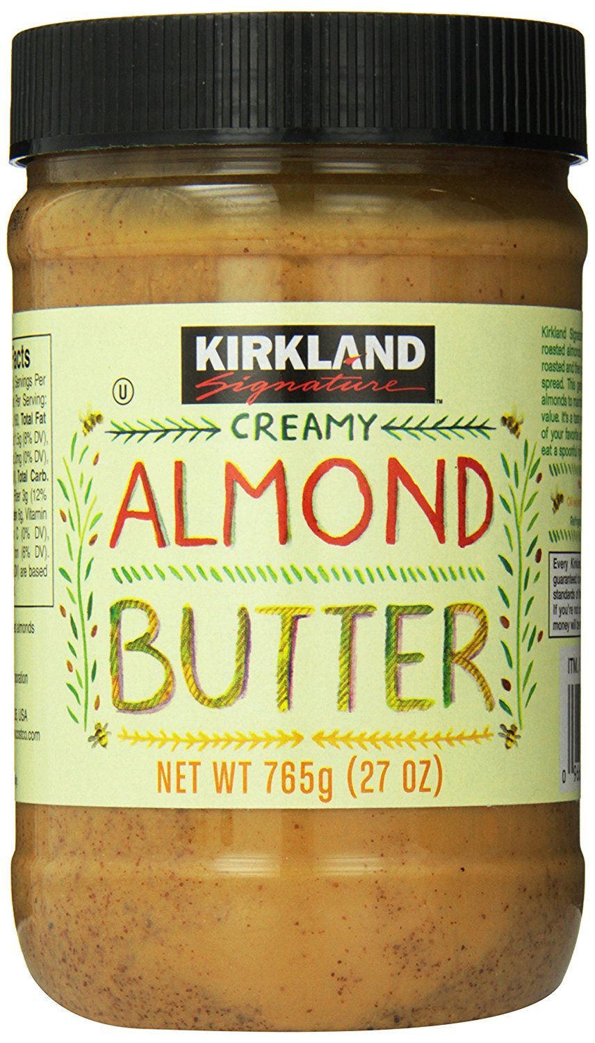 Kirkland Signature - Creamy Almond Butter, 27 Ounce - 3 Jars