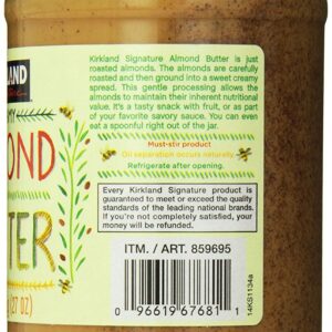 Kirkland Signature - Creamy Almond Butter, 27 Ounce - 3 Jars