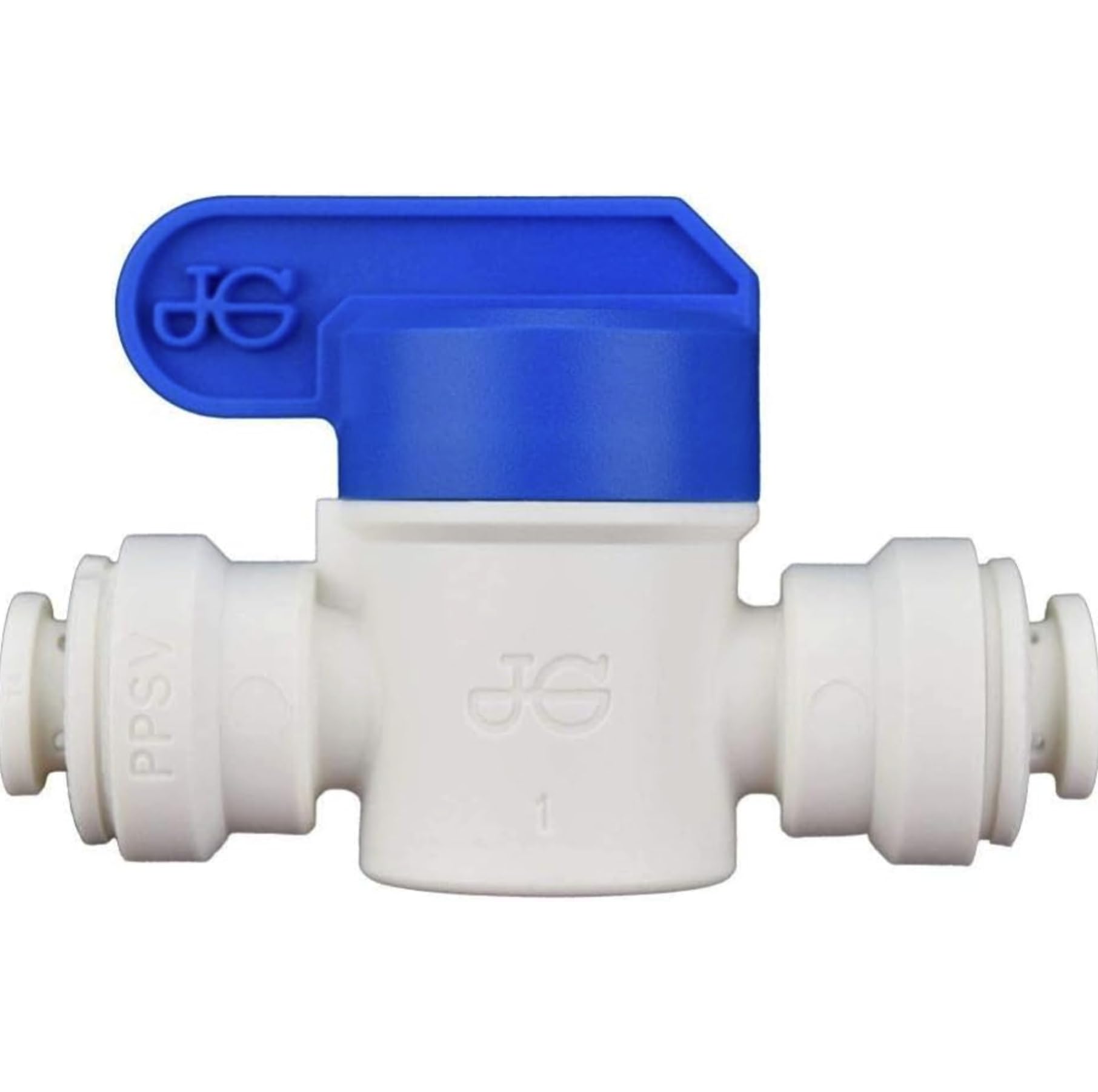 Speedfit 1/4 Inch Shut Off Valve, Push to Connect Plastic Plumbing Fitting, PPSV040808WP (10)