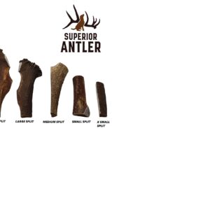 1- Large Split, Single Pack – All Natural Premium Grade A. Antler Chew. L=5-9” Naturally Shed, Hand-Picked, and Made in The USA. NO Odor, NO Mess. Guaranteed Satisfaction. for Dogs 30+ LBS