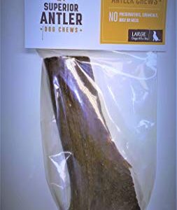 1-X Large Antler, Split, Single Pack - XL All Natural Premium Grade A. Antler Chew. Naturally Shed, Hand-Picked, and Made in The USA. NO Odor, NO Mess. Guaranteed Satisfaction. for Dogs 45+LBSL