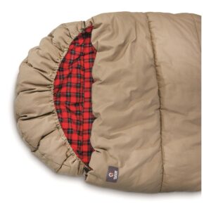 Guide Gear Sleeping Bag for Adults, Cold Weather, Winter, Hiking, Camping, Hunter, Canvas, -30 Degrees