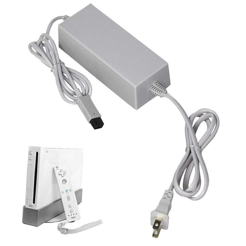 VSEER Replacement Power Supply Cord Wall AC Adapter Supply Cord Cable for Nintendo Wii Console