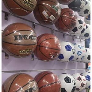 Vankcp Wall Mount Sports Ball Holder Display Garage for Medicine Ball, Basketballs, Volleyballs, Soccer Storage Rack (4 Pcs)