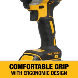 DEWALT 20V MAX Impact Driver Kit, Cordless, Storage Bag, Battery, and Charger Included (DCF787C1)