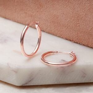 Ross-Simons 2.5mm 14kt Rose Gold Hoop Earrings