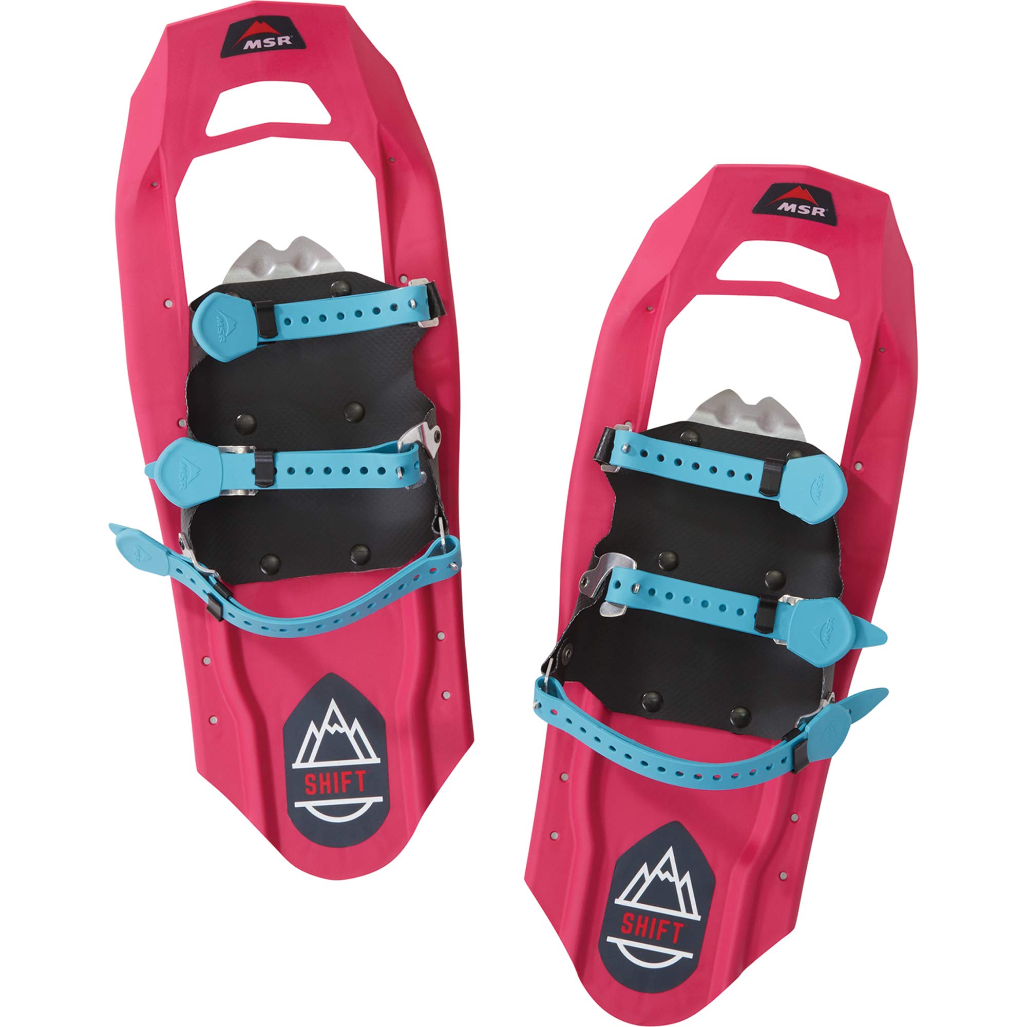 MSR Shift Youth Snowshoes for Teens and Young Adults (Pair), Electric Pop Pink, 19"