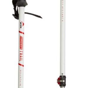 MSR DynaLock Trail 2-Section Alumunium Backcountry Poles, White, 80-140cm