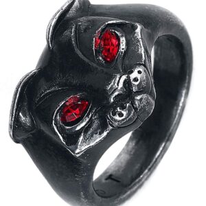 Alchemy Gothic Feline Fantasy Egyptian Cat Warrior Bastet Goddess Ring - Size N/7