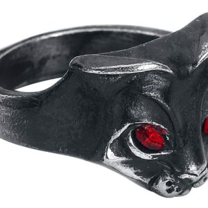 Alchemy Gothic Feline Fantasy Egyptian Cat Warrior Bastet Goddess Ring - Size N/7