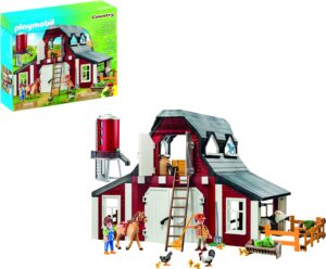 playmobil barn with silo