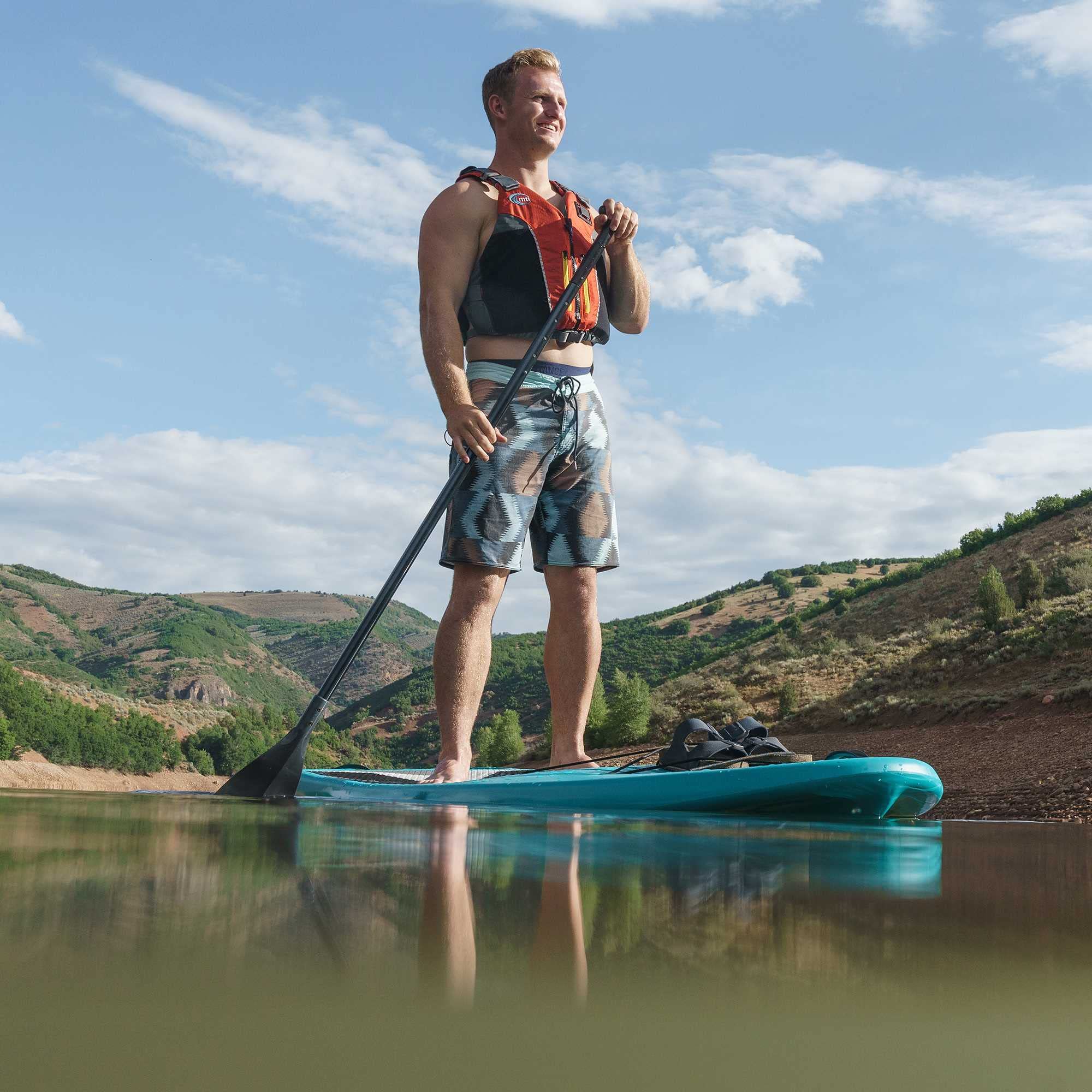 Lifetime Horizon 100 Hardshell Stand-Up Paddleboard (Paddle Included), Teal