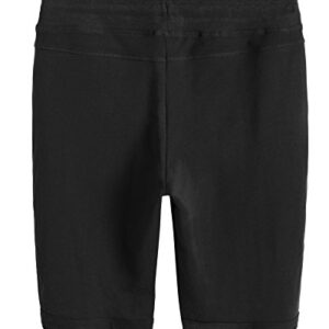 Weintee Women's Cotton Bermuda Shorts with Pockets L Black