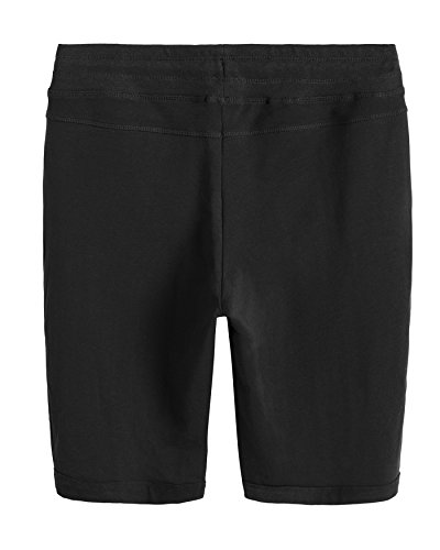 Weintee Women's Cotton Bermuda Shorts with Pockets L Black