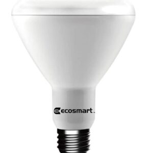 (12-Bulbs) EcoSmart 65-Watt Equivalent BR30 Dimmable LED Light Bulb, Daylight