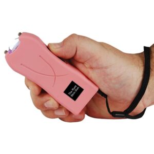 safety technology runt rechargeable led stun gun pink 20,000,000 volts