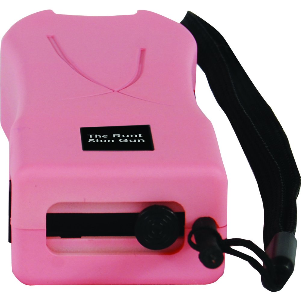 Safety Technology Runt Rechargeable LED Stun Gun Pink 20,000,000 Volts