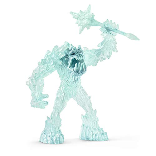 Schleich Eldrador Creatures, Mythical Creatures Toys for Kids, Battle for the Super Weapon Set with Ice Monster and Lava Monster Action Figures, 4 Pieces