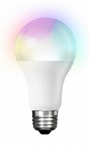 feit electric, smart wifi led color changing and dimmable a19 light bulb, smart bulb works with alexa and google assistant, no hub required (a800/rgbw/ag)