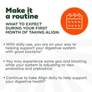 Align DualBiotic, Prebiotic + Probiotic for Women and Men, Help Nourish and Add Good Bacteria for Digestive Support, Natural Fruit Flavors, 60 Gummies