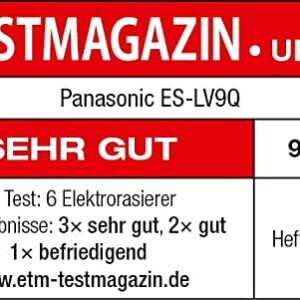 Panasonic ES-LV9Q Wet and Dry Shaver with Charging Stand