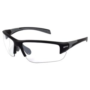 global vision eyewear hercules 7 safety glasses black frame (clear)