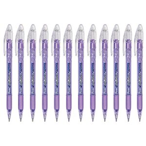 Pentel Sparkle Pop Metallic Gel Pen, (1.0mm) Bold Line, Violet/Blue Ink - K91-DV