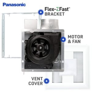 Panasonic FV-0810VSSL1 WhisperValue DC Ventilation Fan with Light - 80 or 100 CFM