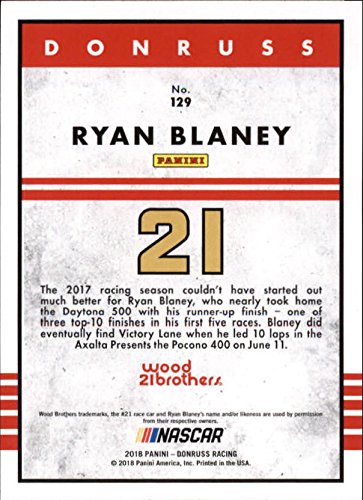 2018 Donruss #129 Ryan Blaney RETRO