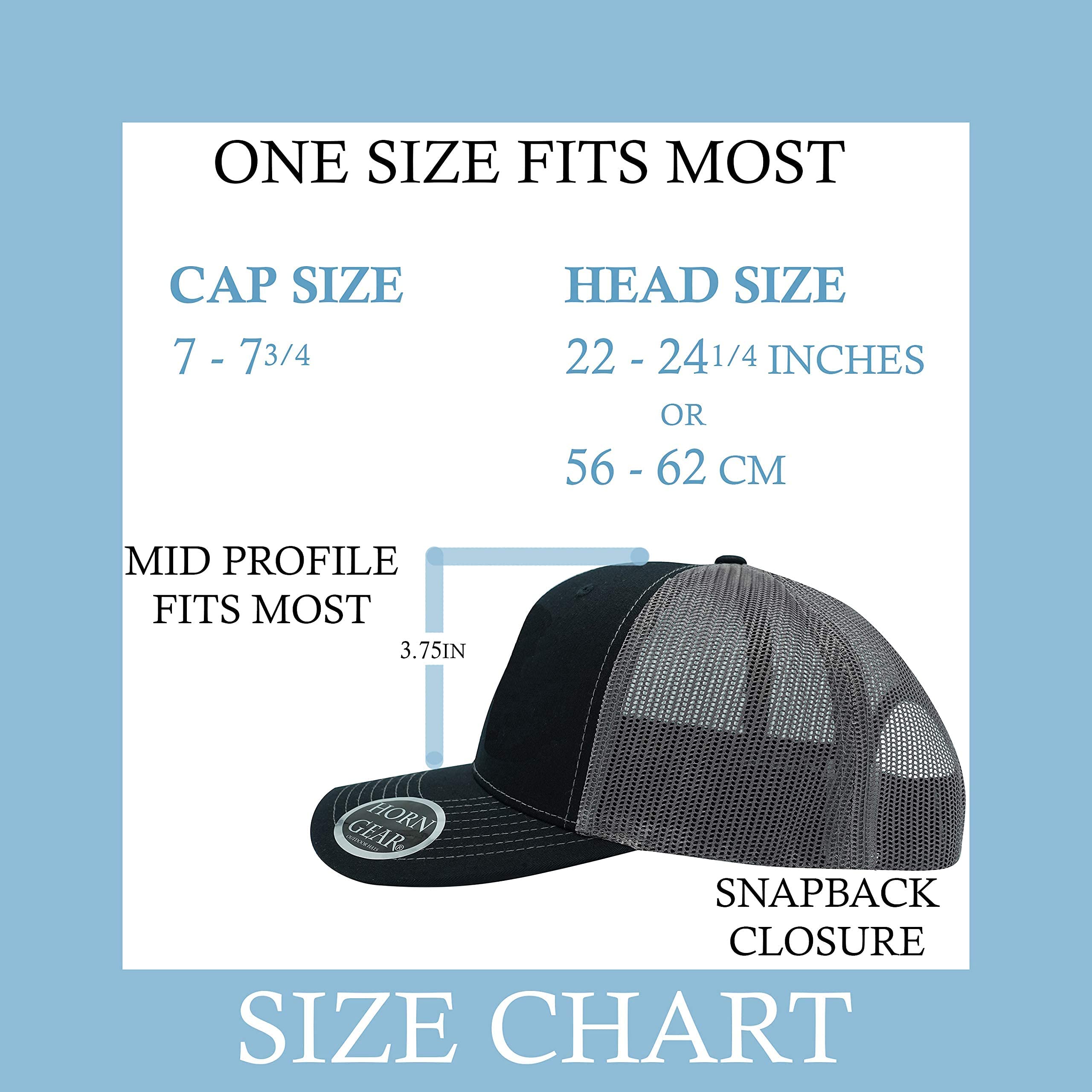 HORN GEAR Trucker Hat - Hunting Hat Series - Elk Hat Edition (Brown/Khaki)