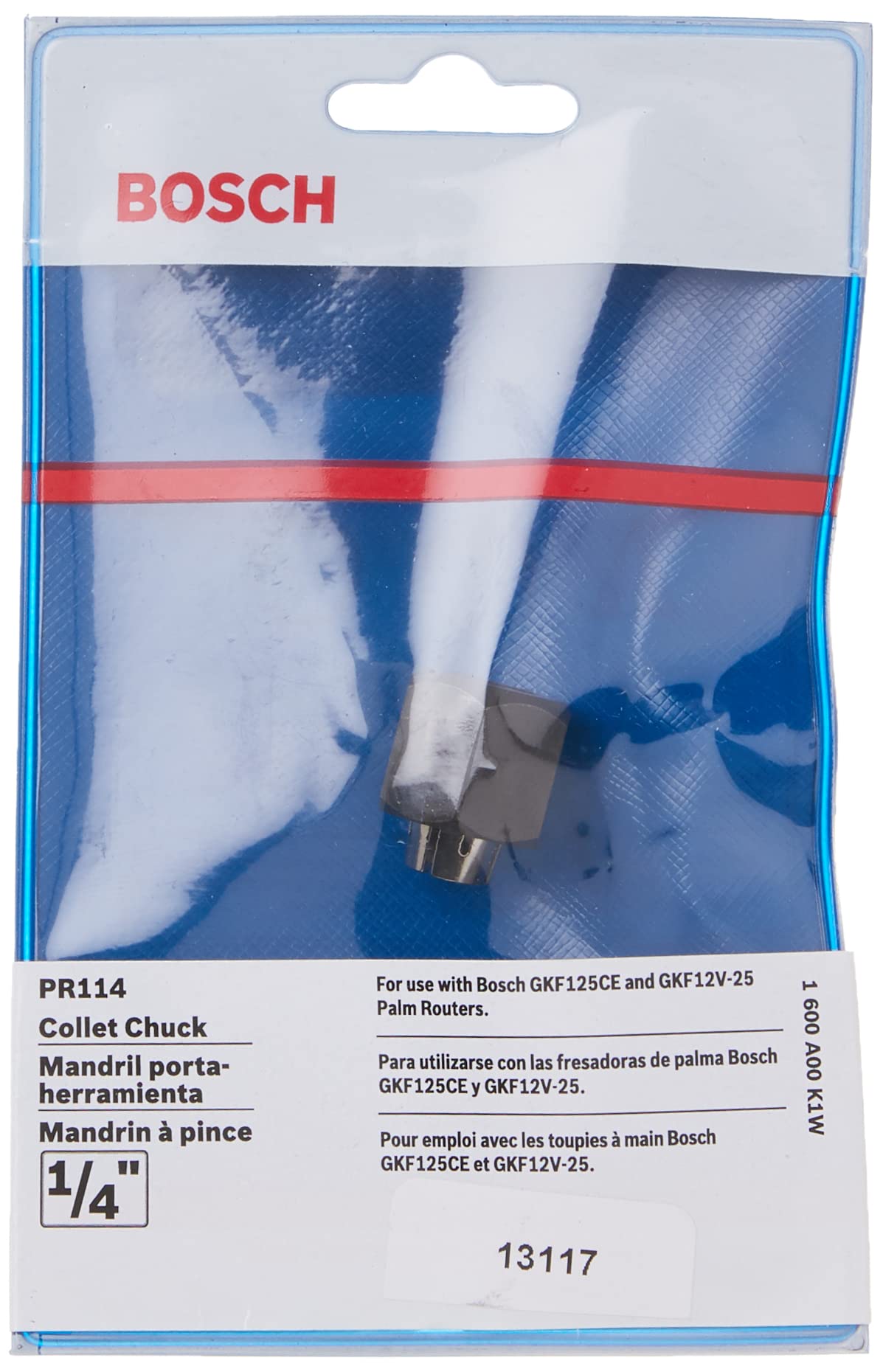 Bosch Self-Releasing 1/4" Collet Chuck PR114