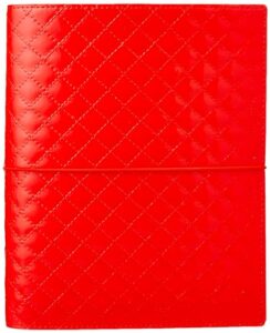 filofax a5 domino luxe organiser - red