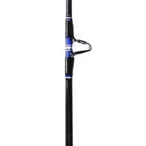 Xcaliber Marine Pair (2) Tournament Series 20-40lb Saltwater Trolling Rod w/Pac Bay Guides (Blue & Silver)