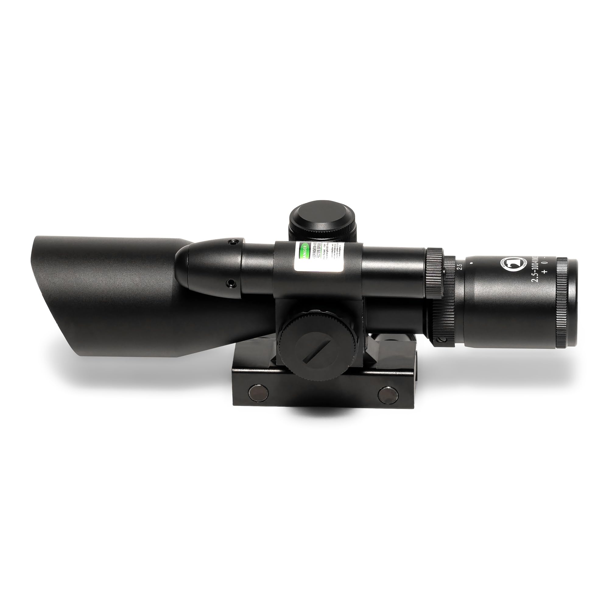 Osprey Global 2.5-10X40 Scope with Green Laser and Mil Dot Reticle