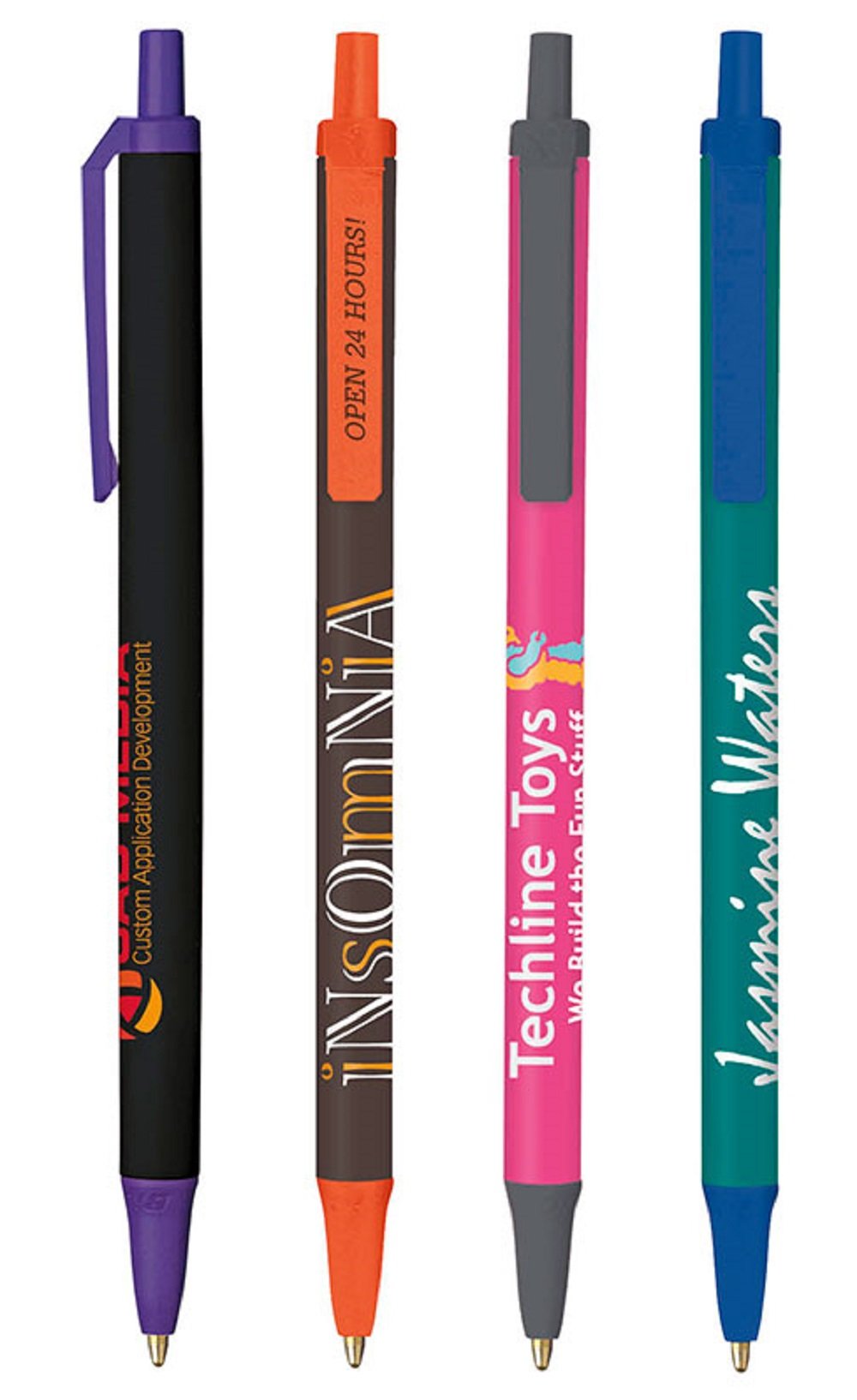 300 Personalized BIC Clic Stic Pens Printed with Your Logo or Message