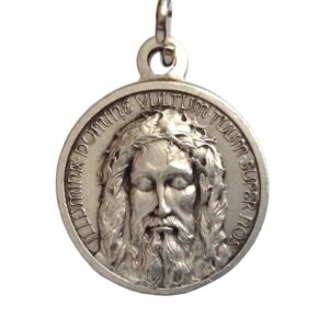 I G J The Holy Face Shroud of Jesus Christ Medal - Real Italian Masterpiece (Holy Face Medal with Cord)