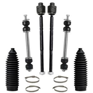 Detroit Axle - Front End 12pc Suspension Kit for RWD Chevy Silverado GMC Sierra 1500 1999-2006, 4 Control Arms w/Ball Joints 2 Sway Bars 4 Tie Rods 2 Boots 2000 2001 2002 2003 2004 2005 Replacement