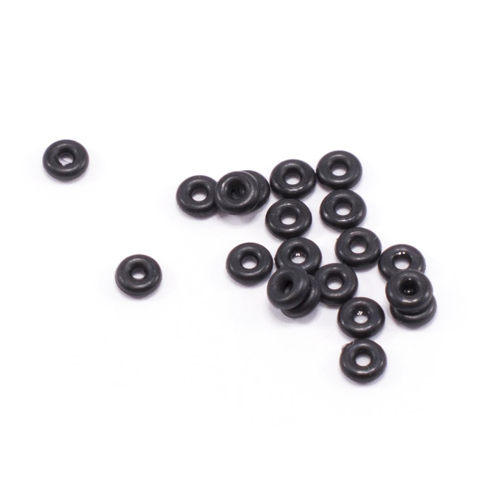 BodyJewelryOnline O-Ring Package of 20 Black Rubber Perfect for Tunnels Plugs and Tapers, Also for Any Piercing Retainer Eyebrow, Labret, Industrial, Cartilage