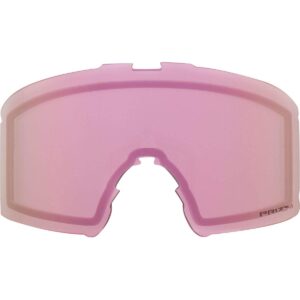 oakley line miner xm snow goggle replacement lens, prizm hi pink iridium, medium