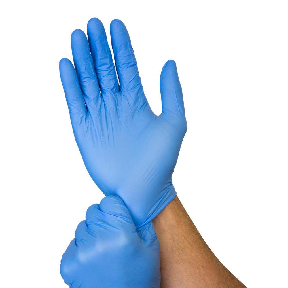 HDX Nitrile Disposable Gloves 10 Pack One Size Fits All