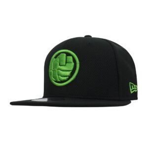 New Era Hulk Fist Symbol 9Fifty Adjustable Hat Black