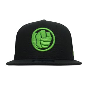 New Era Hulk Fist Symbol 9Fifty Adjustable Hat Black