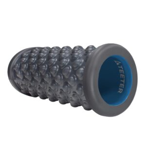 teeter massage foam roller – deep tissue muscle relief to boost recovery, flexibility – 13 or 26 inch, 2 textures/densities – back pain relief, sports massage, myofascial release